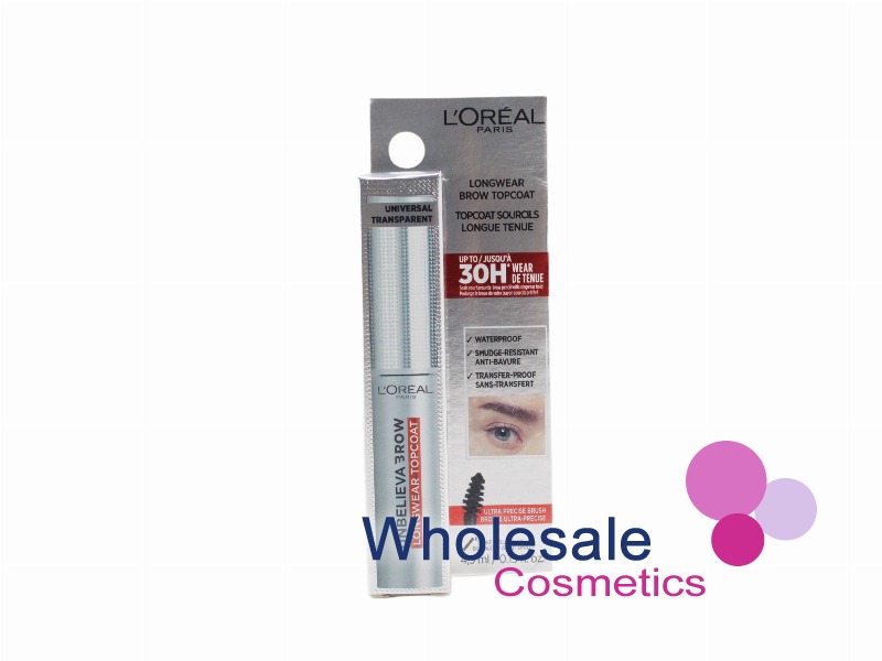 8 x L'Oreal Paris Unbelieva Brow 30h Longwear Topcoat - TRANSPARENT
